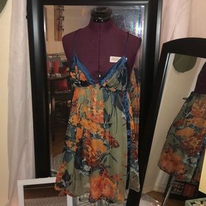 Floral cocktail dress